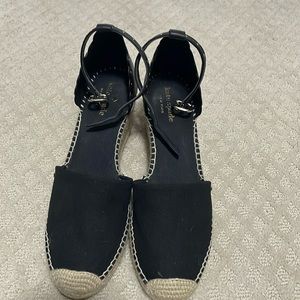 Color block Kate spade wedge espadrilles size 9